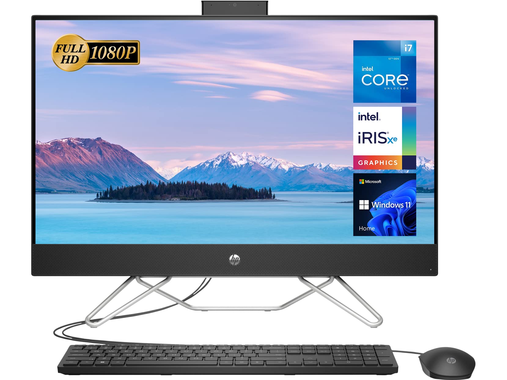 ALL IN ONE HP I7/16/256SSD+1TBHDD TOUCH 24INCH